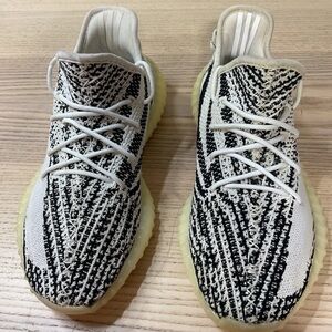 Adidas Yeezy Boost 350 V2 Zebra Men's 8/5 #11 Very  Clean Art BY1604